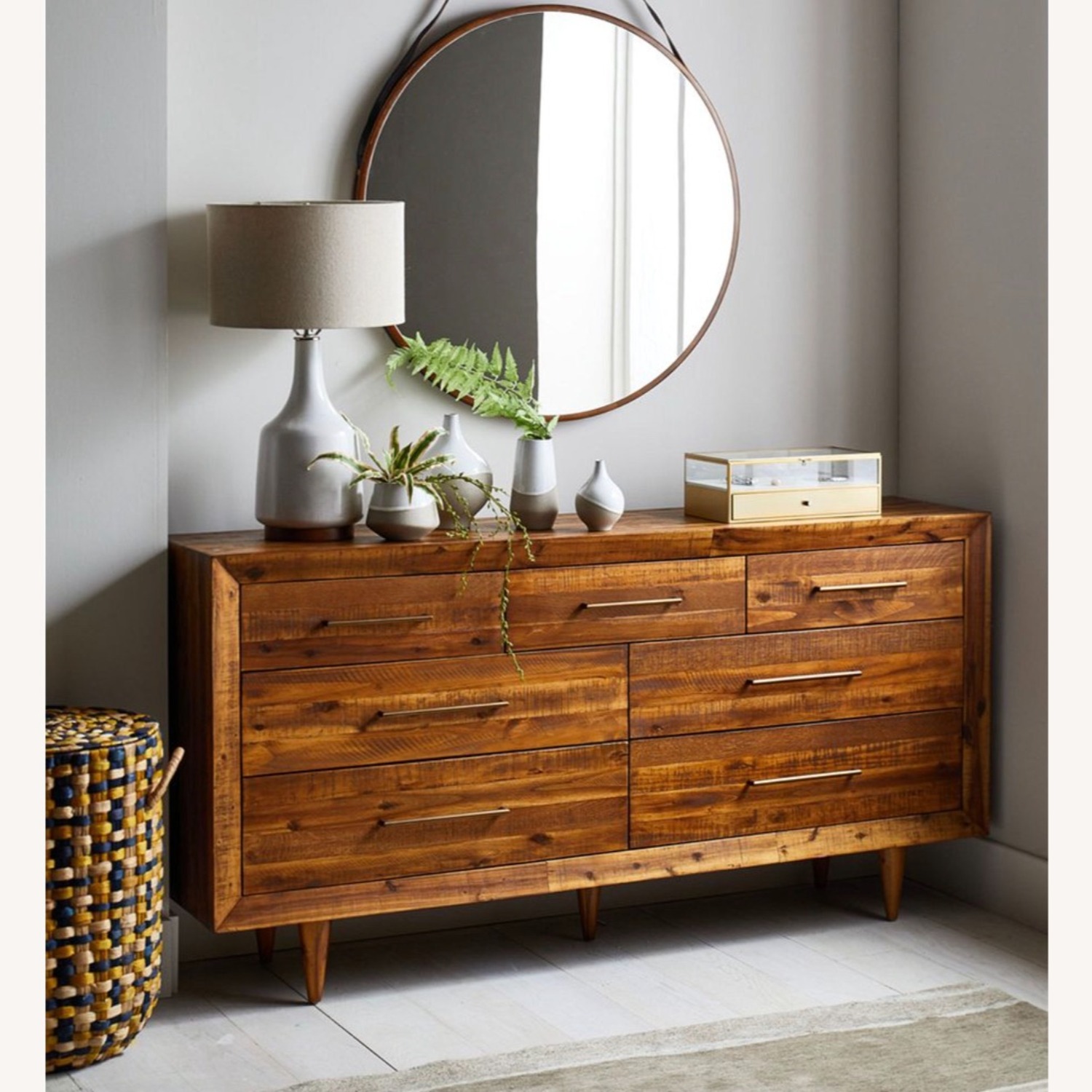 West Elm Alexa Reclaimed Wood 7-Drawer Dresser (70") - image-4