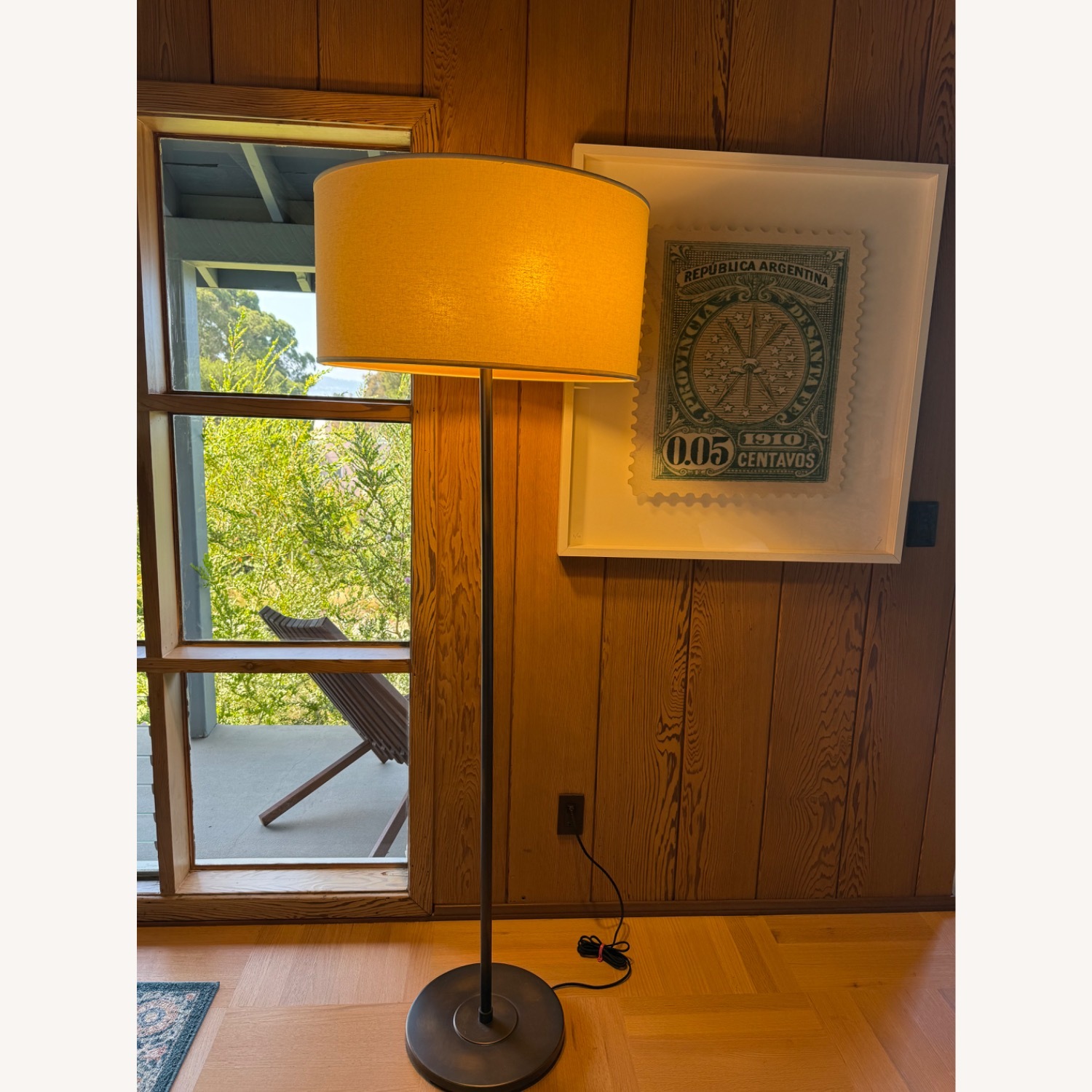 Restoration Hardware Truman Natural Metal Floor Lamp - image-1