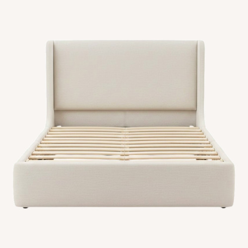Used Castlery Dalton Queen Storage Linen Bed for sale on AptDeco