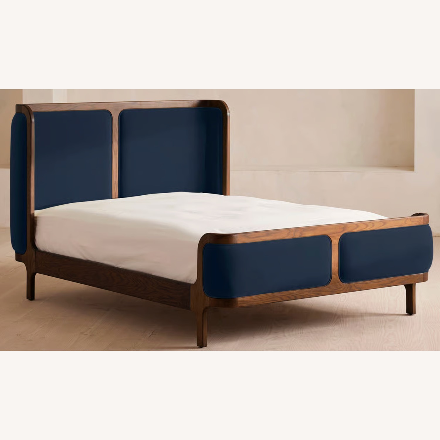 Navy Belsa Queen Bed by Soho Home - image-6
