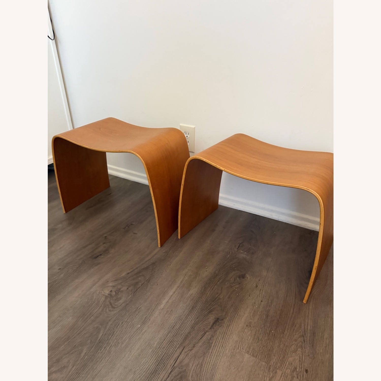 Design Within Reach Natural Wood Stools - image-3