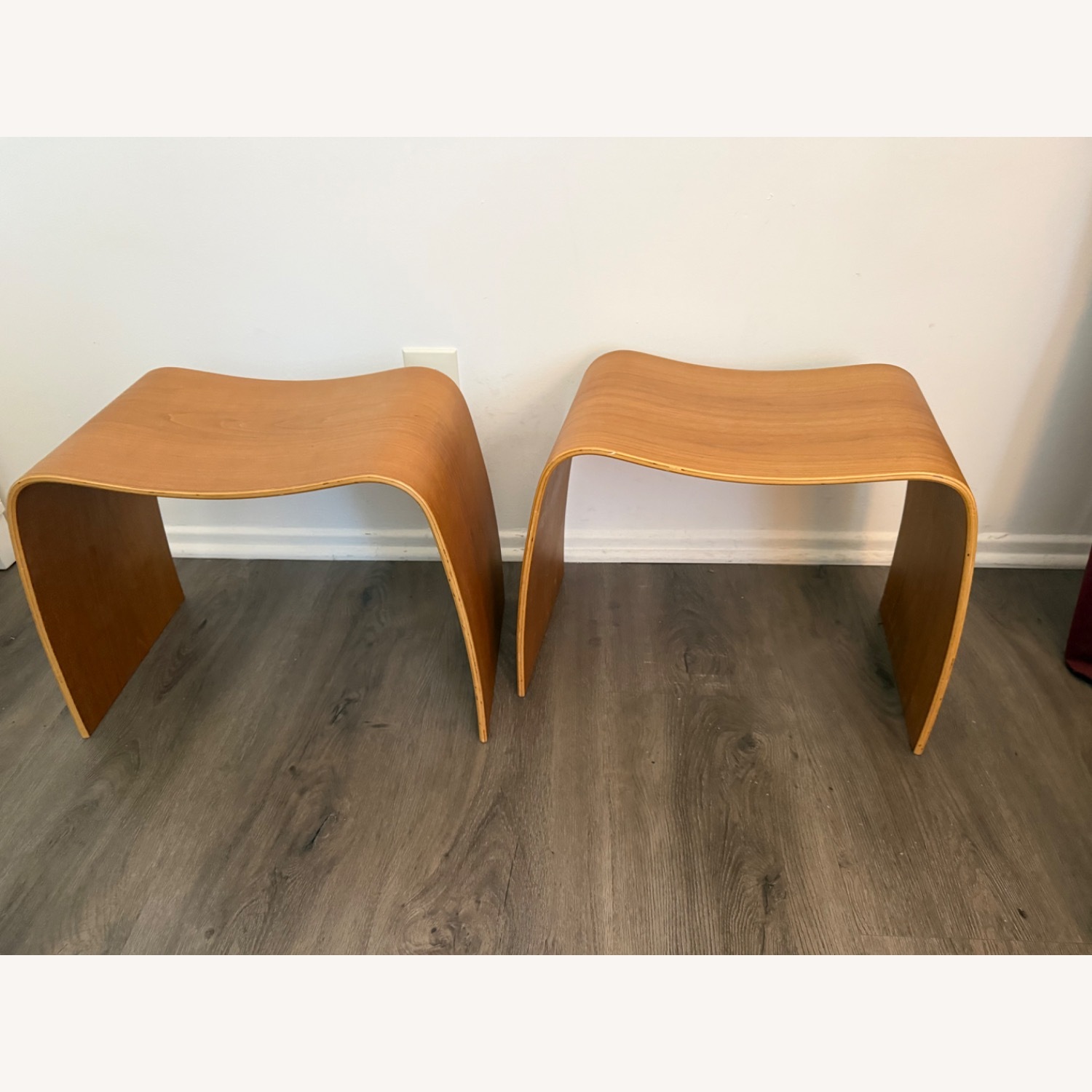 Design Within Reach Natural Wood Stools - image-2