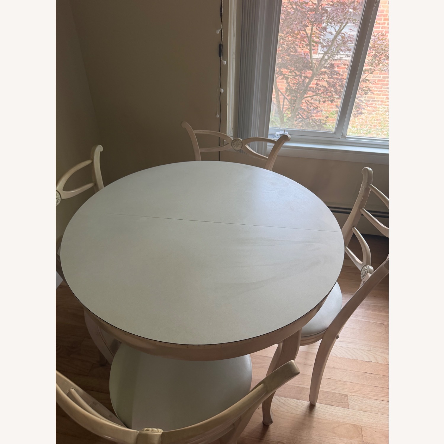 Antique Expandable Wood Dining Set - image-3