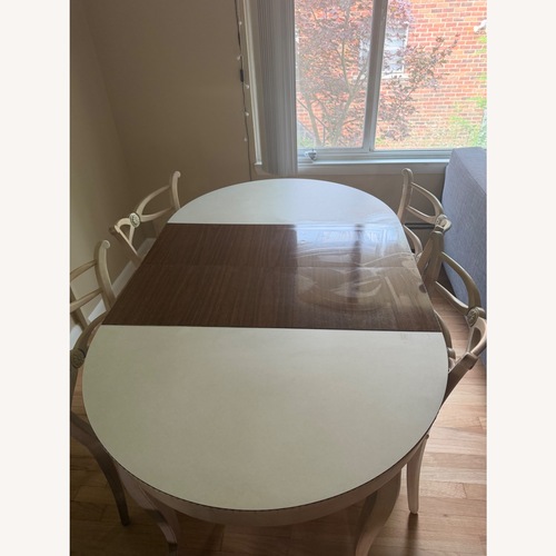 Used Antique Expandable Wood Dining Set for sale on AptDeco