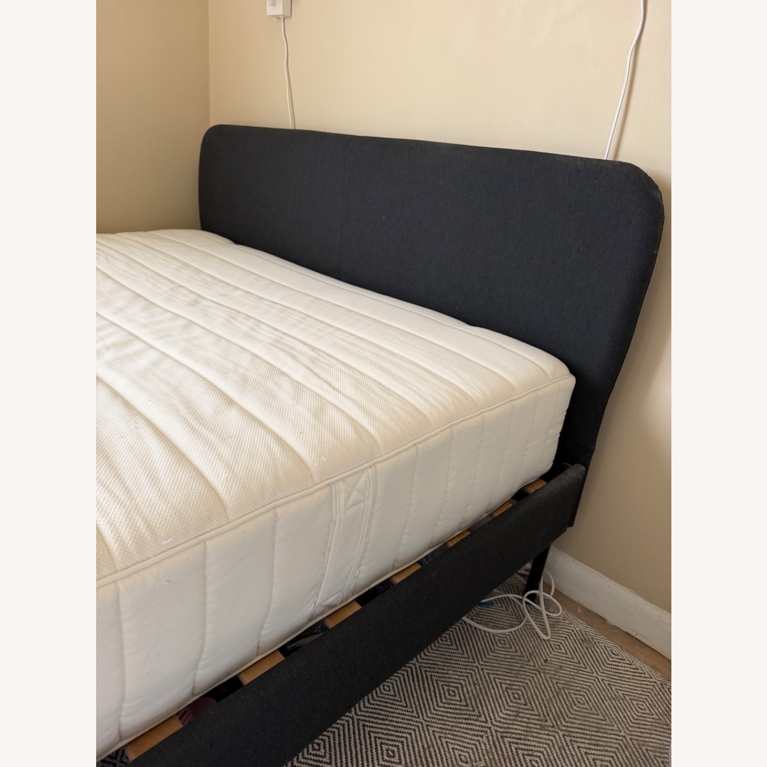 IKEA Slattum Dark Gray Full Bed - image-2