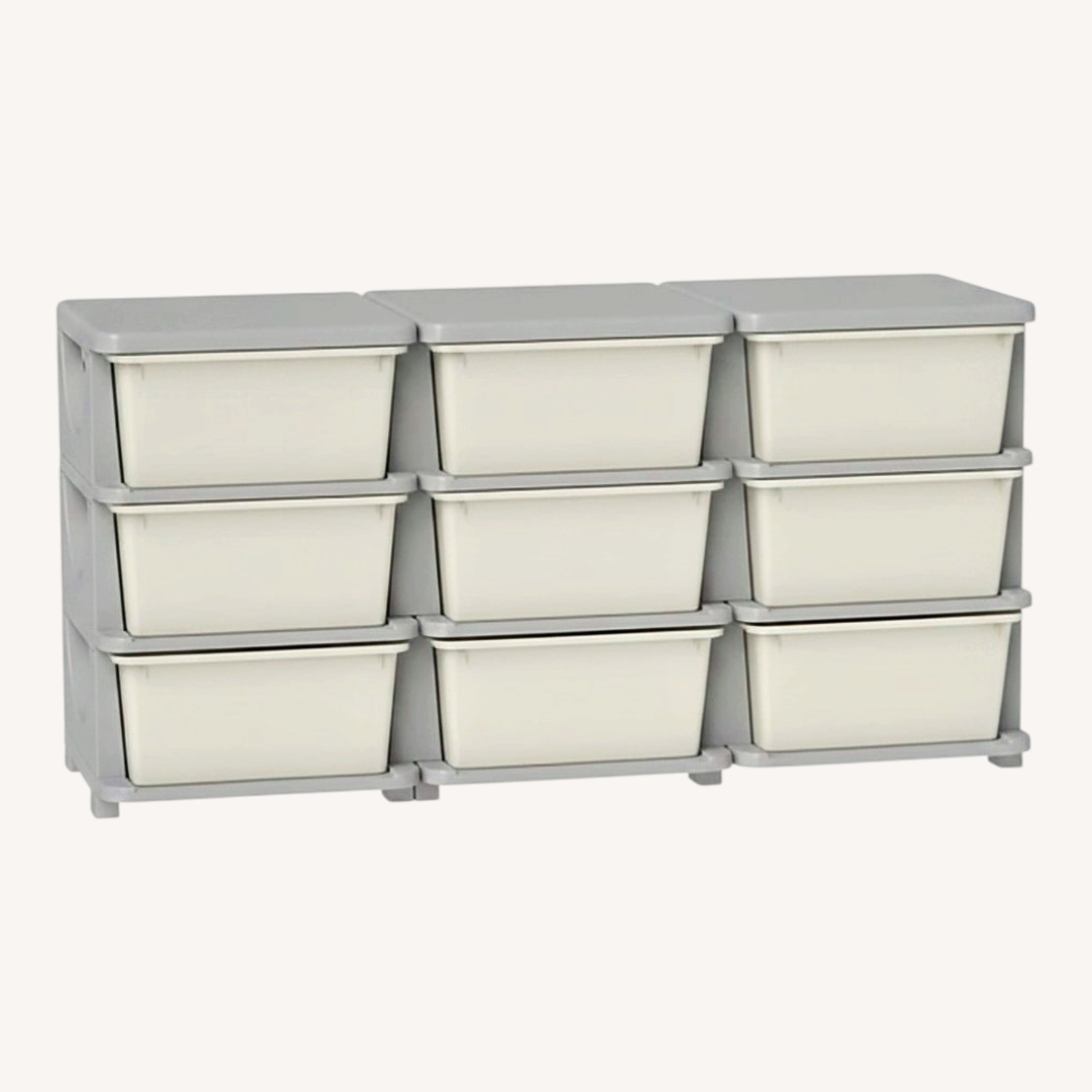 Qaba 9 Drawers Kids Storage Unit, 3 Tier - image-0