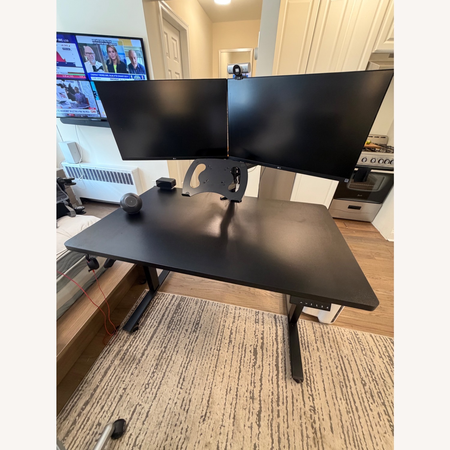 Black Standing Desk - image-1