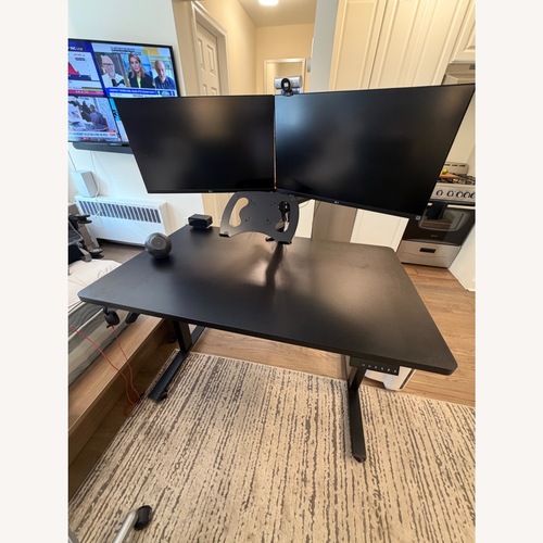 Used Black Standing Desk for sale on AptDeco