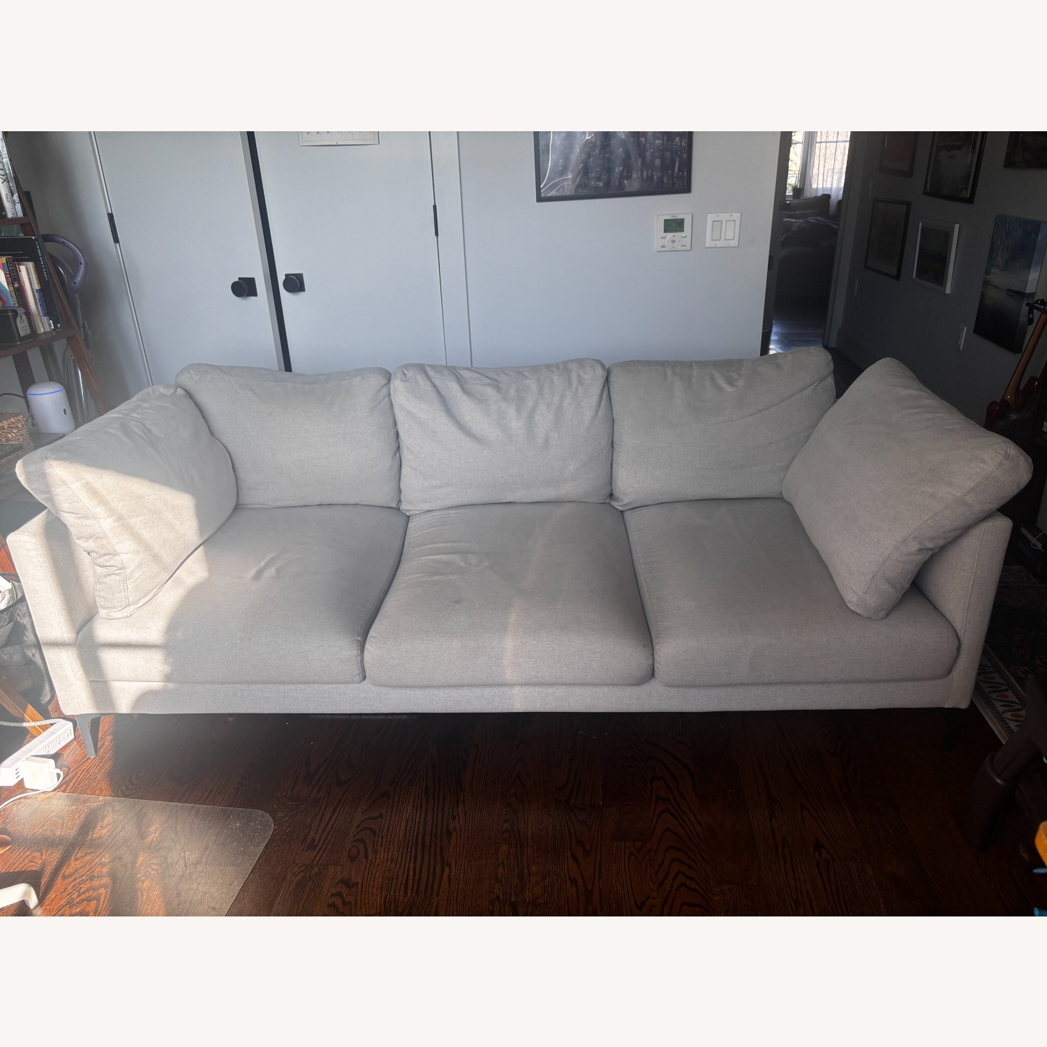 Castlery Adams Light Gray Fabric 3+ Seater Sofa - image-1
