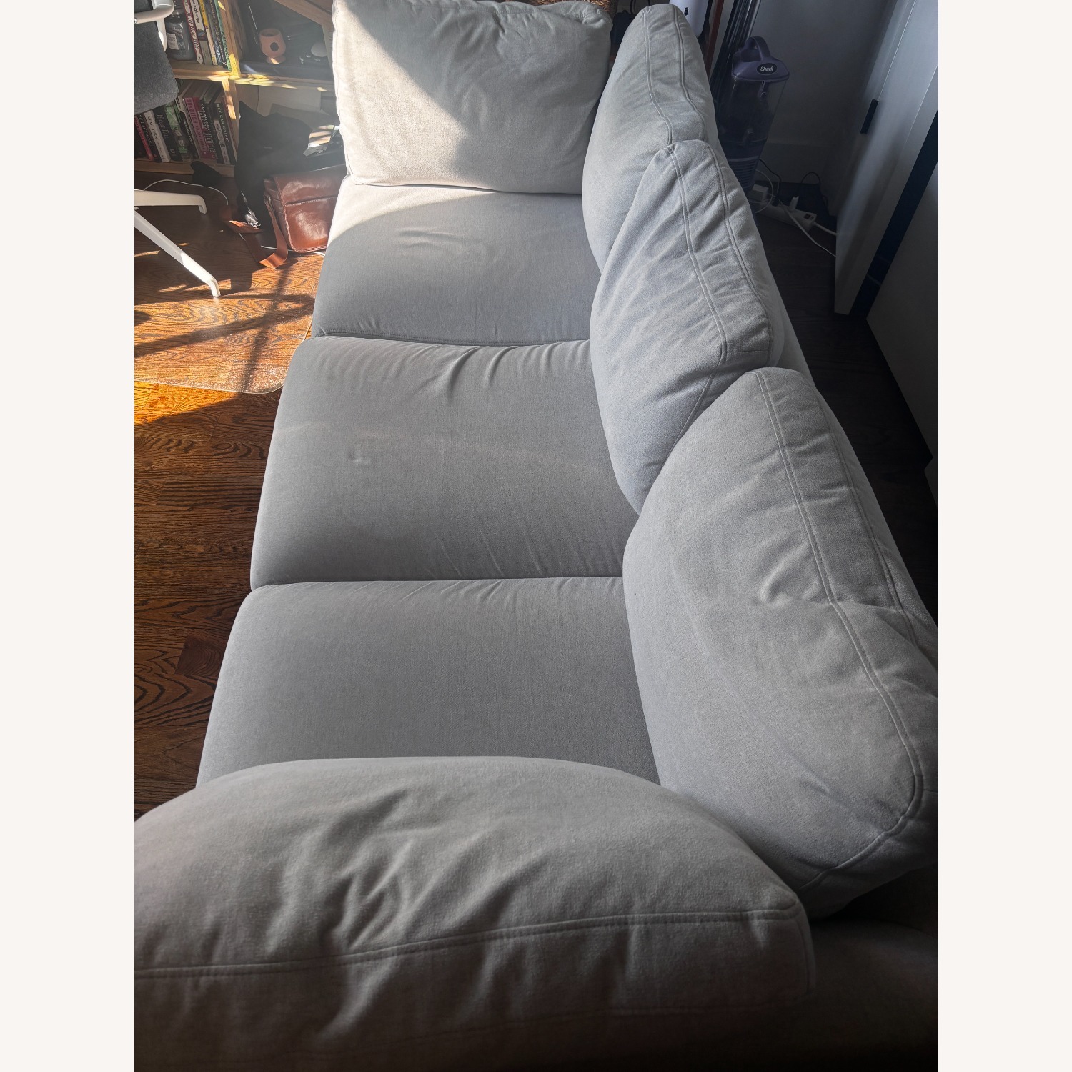 Castlery Adams Light Gray Fabric 3+ Seater Sofa - image-2