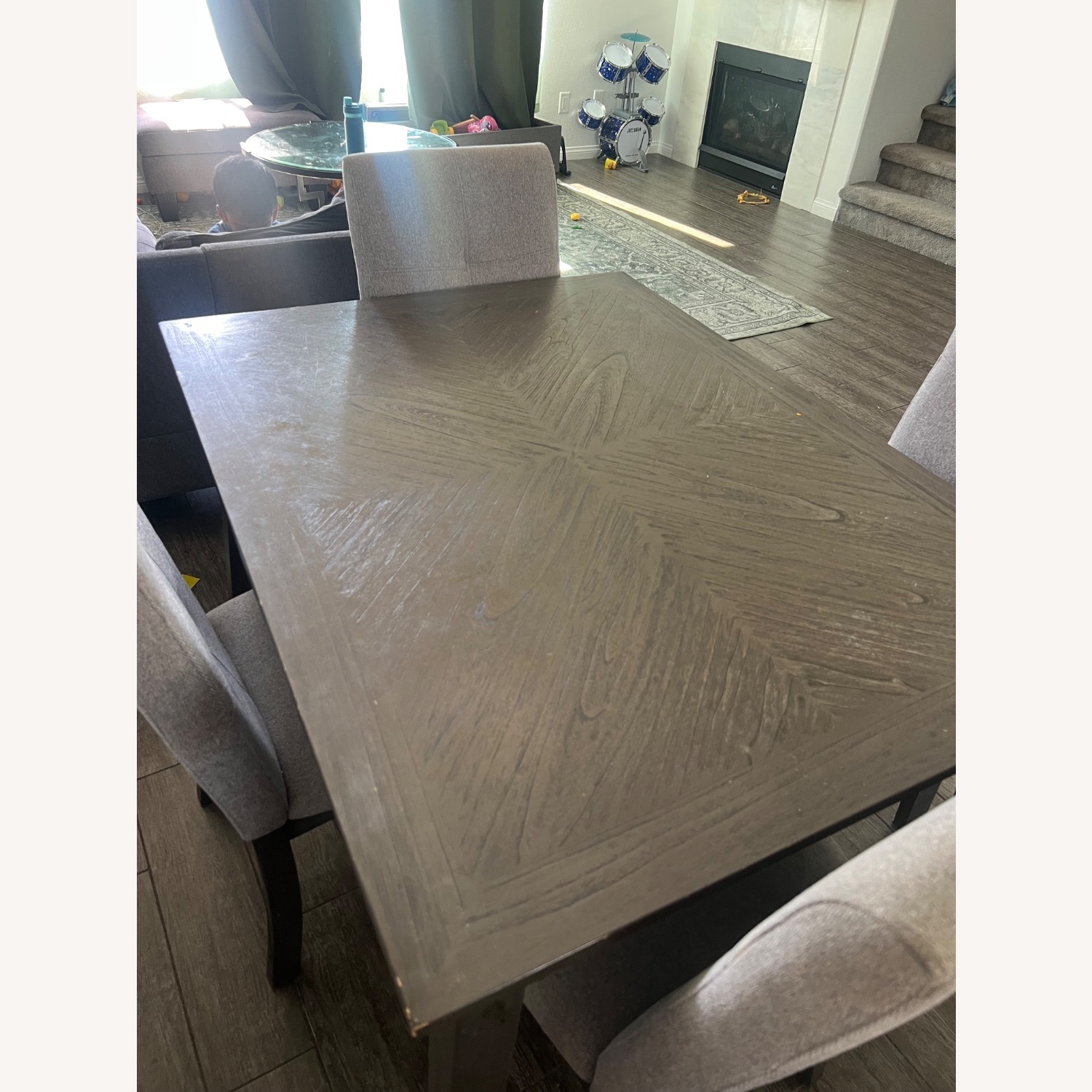 4 Chair Wodden Dining Table  - image-3