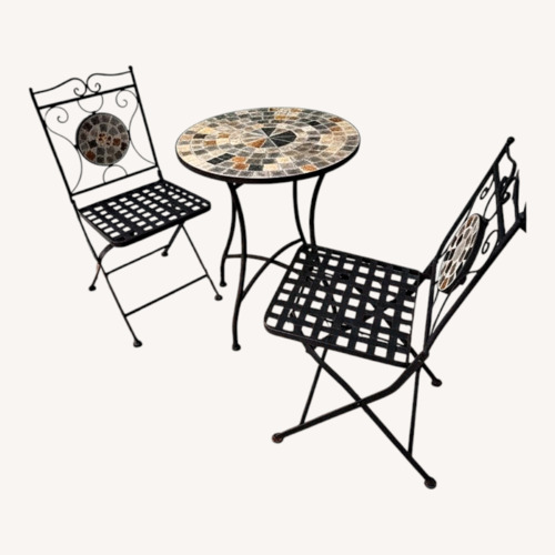 Used French Bistro Inspired Table Set for sale on AptDeco