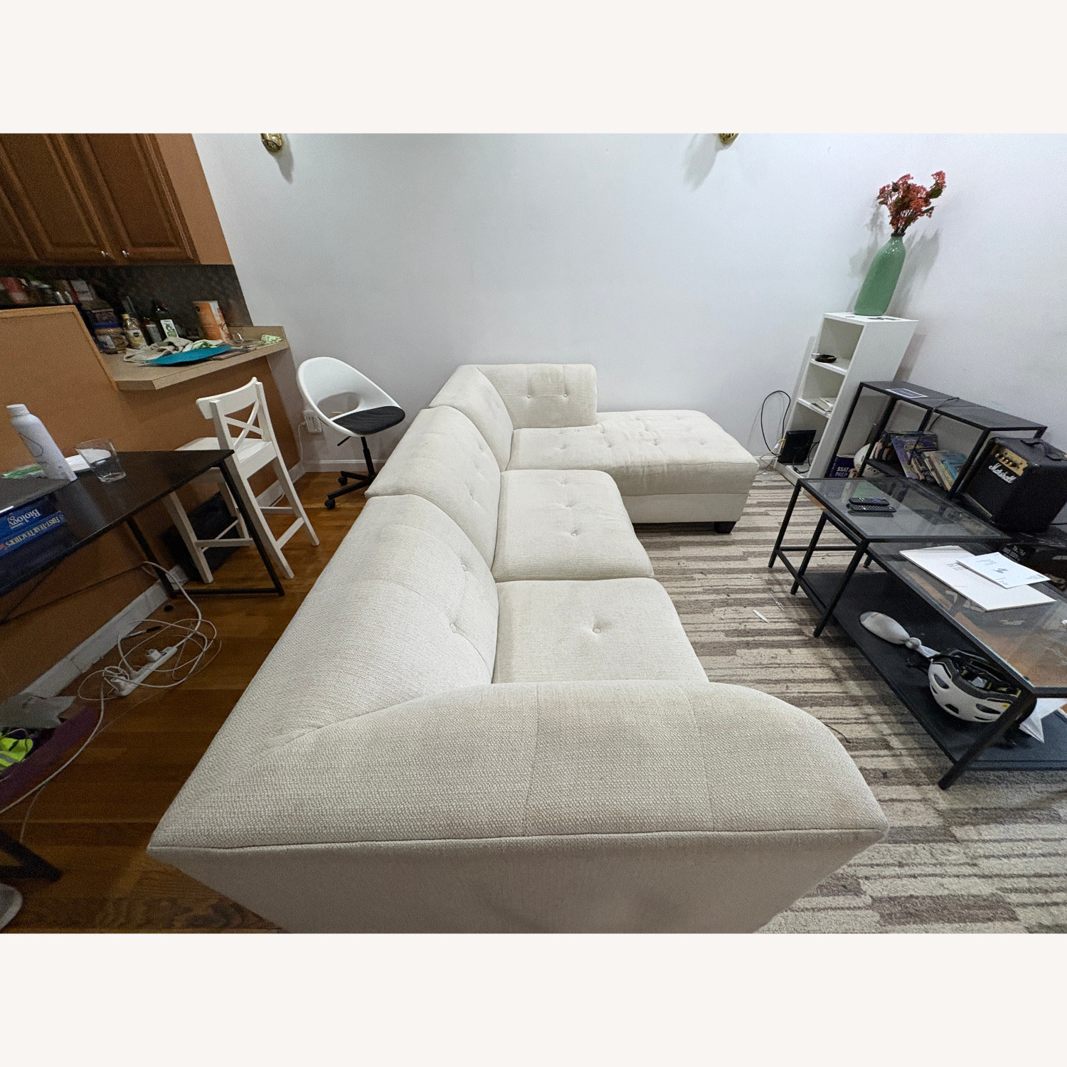 England Furniture 3-Sectional Sugarshack Vanilla - image-3