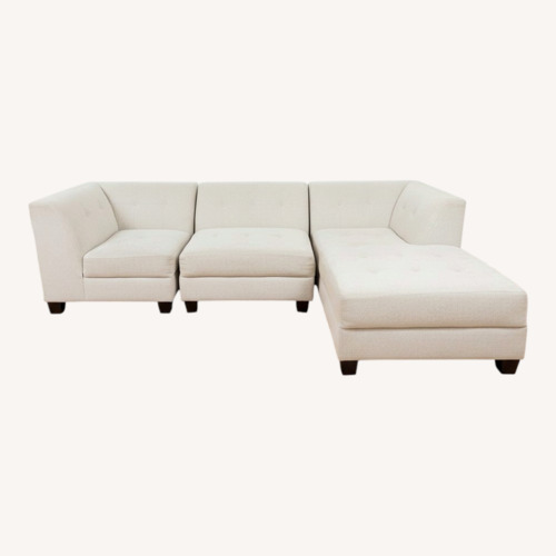 Used England Furniture 3-Sectional Sugarshack Vanilla for sale on AptDeco