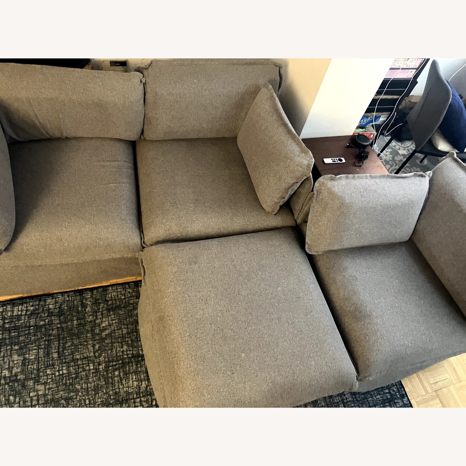 Light Gray 3+ Piece Sectional - image-4