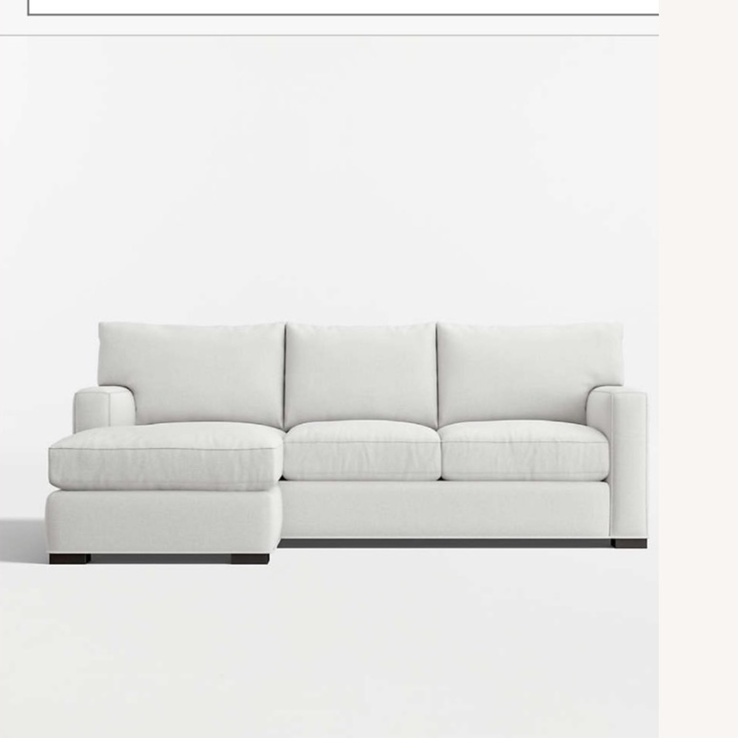 Crate & Barrel Axis Lounge Sectional Sofa - image-2