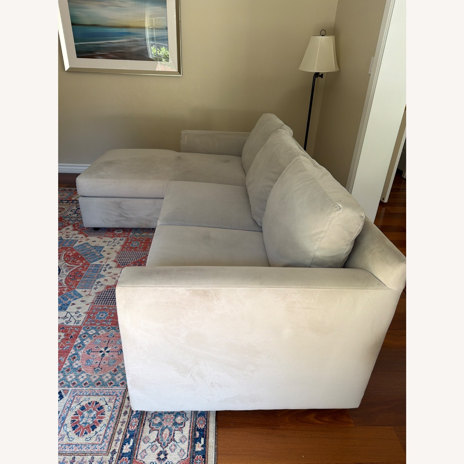 Crate & Barrel Axis Lounge Sectional Sofa - image-1