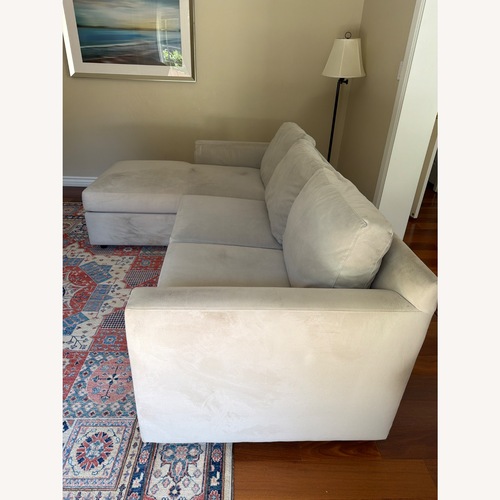 Used Crate & Barrel Axis Lounge Sectional Sofa for sale on AptDeco
