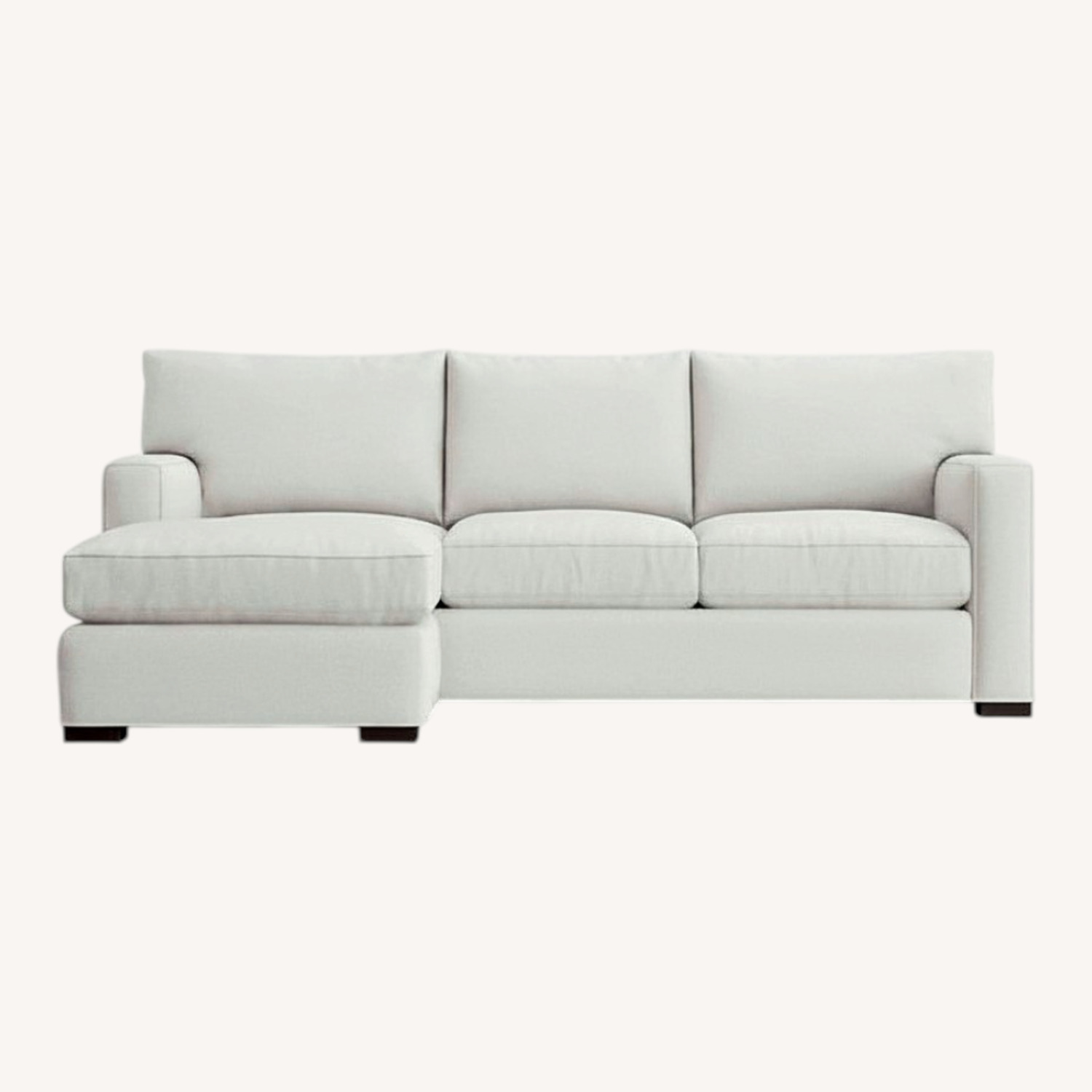 Crate & Barrel Axis Lounge Sectional Sofa - image-0