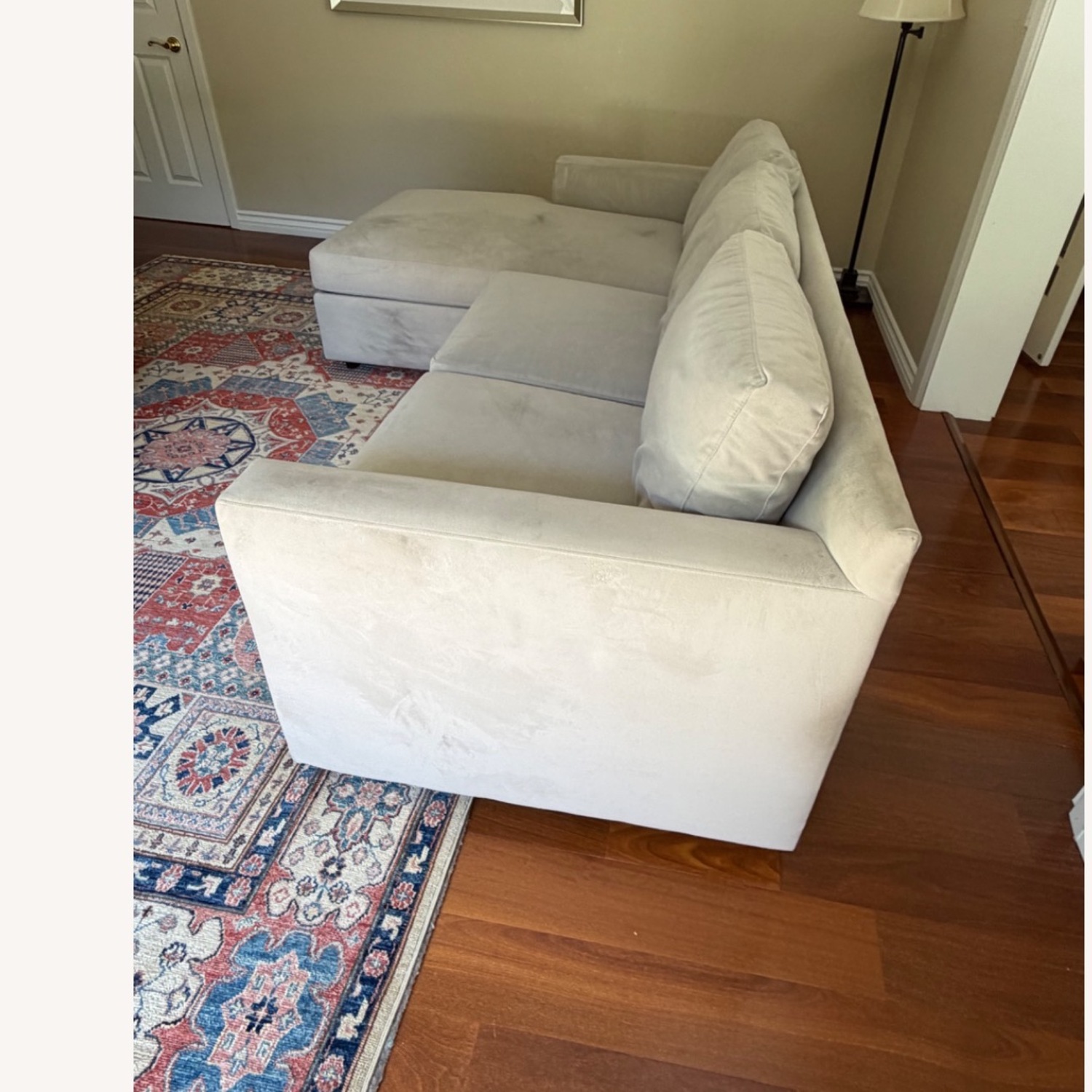 Crate & Barrel Axis Lounge Sectional Sofa - image-4