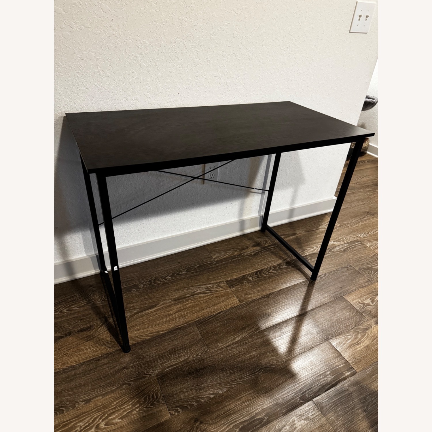 Amazon Black Wood Desk - image-2