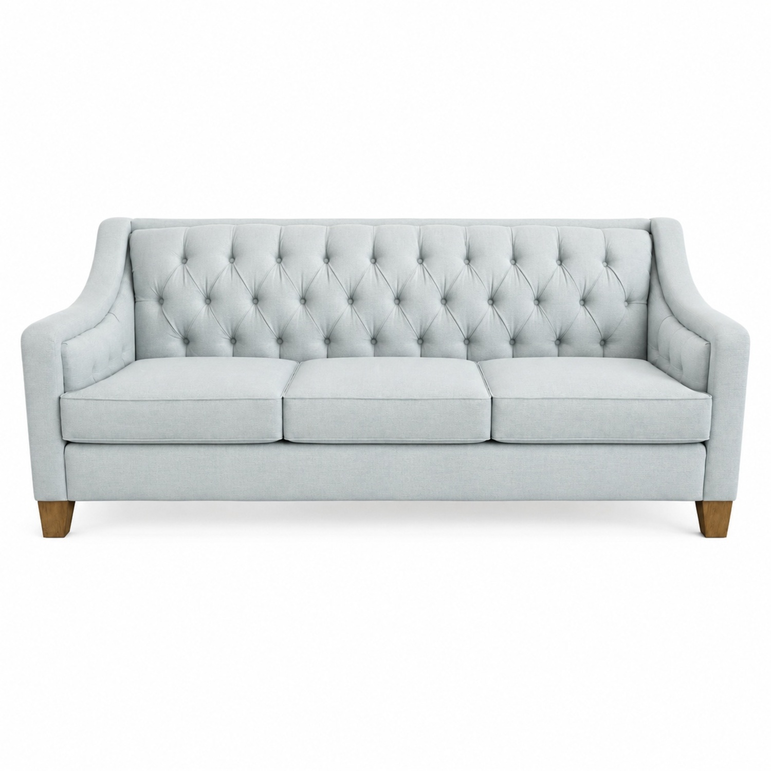 Flexsteel Light Blue Fabric 3+ Seater Sofa - image-5