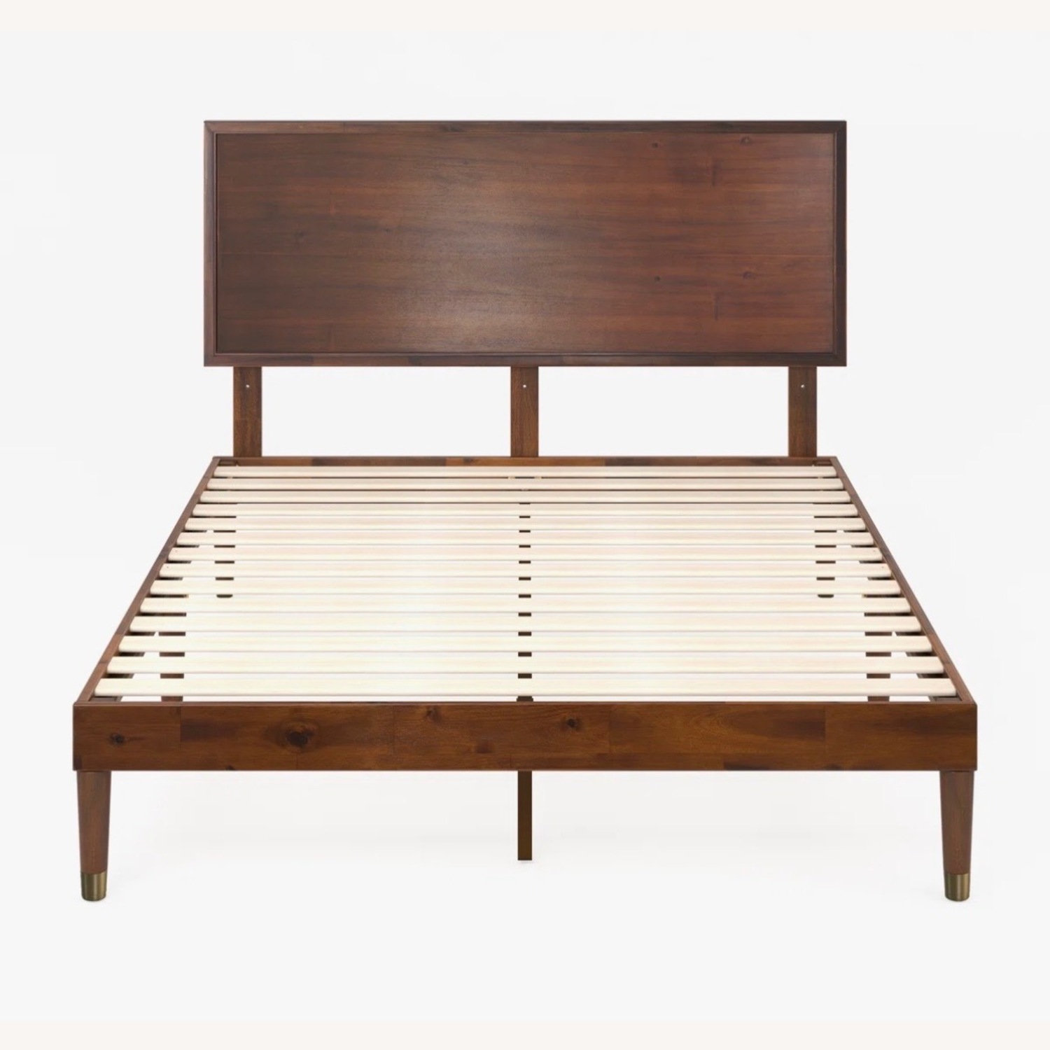 Hermes Dark Brown Wood Full Bed - image-2