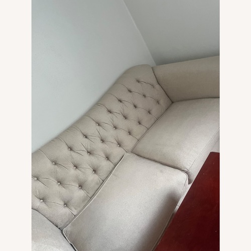 Used Comfy Beige Loveseat for sale on AptDeco