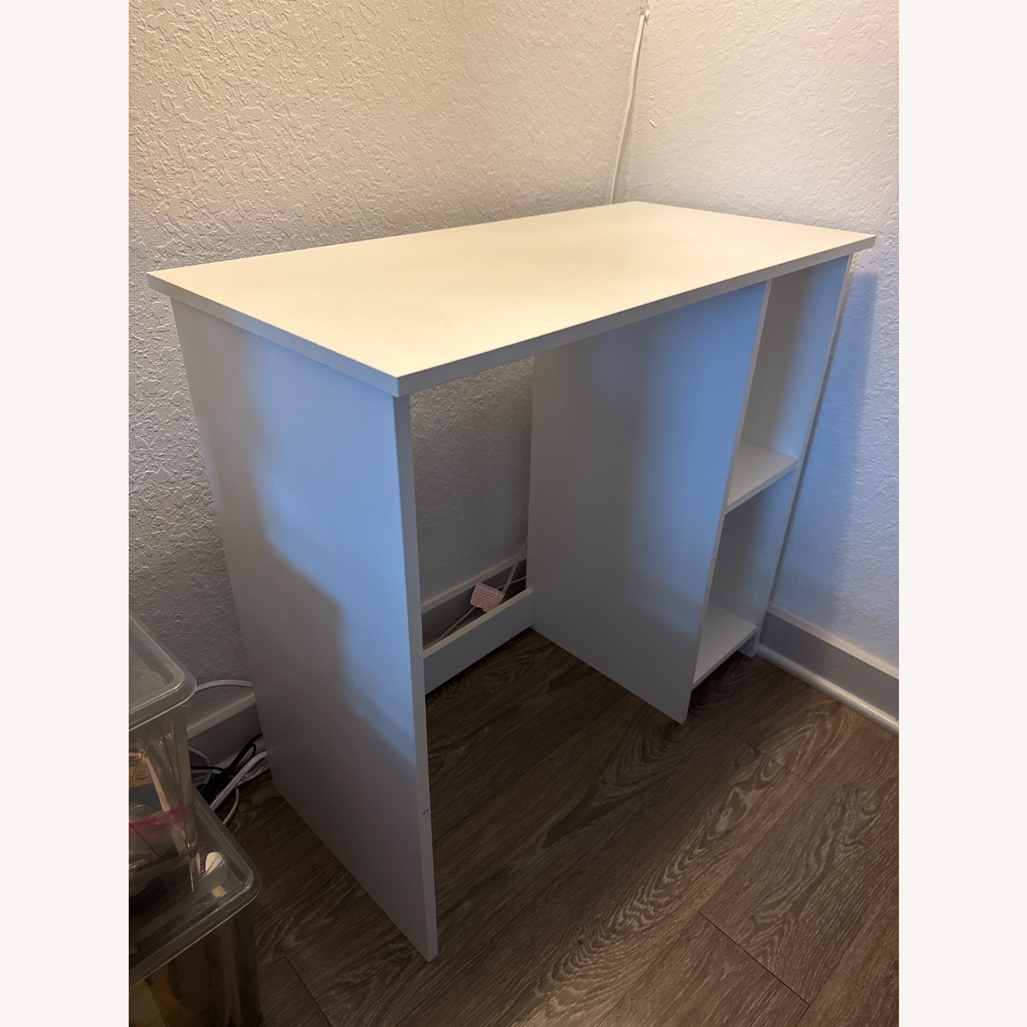 Amazon White Wood Desk - image-3