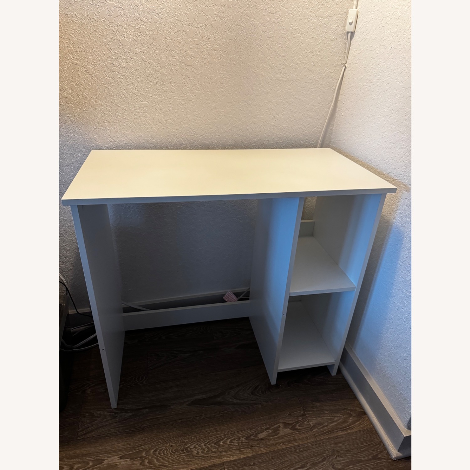 Amazon White Wood Desk - image-1