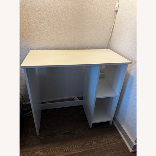 Used Amazon White Wood Desk for sale on AptDeco