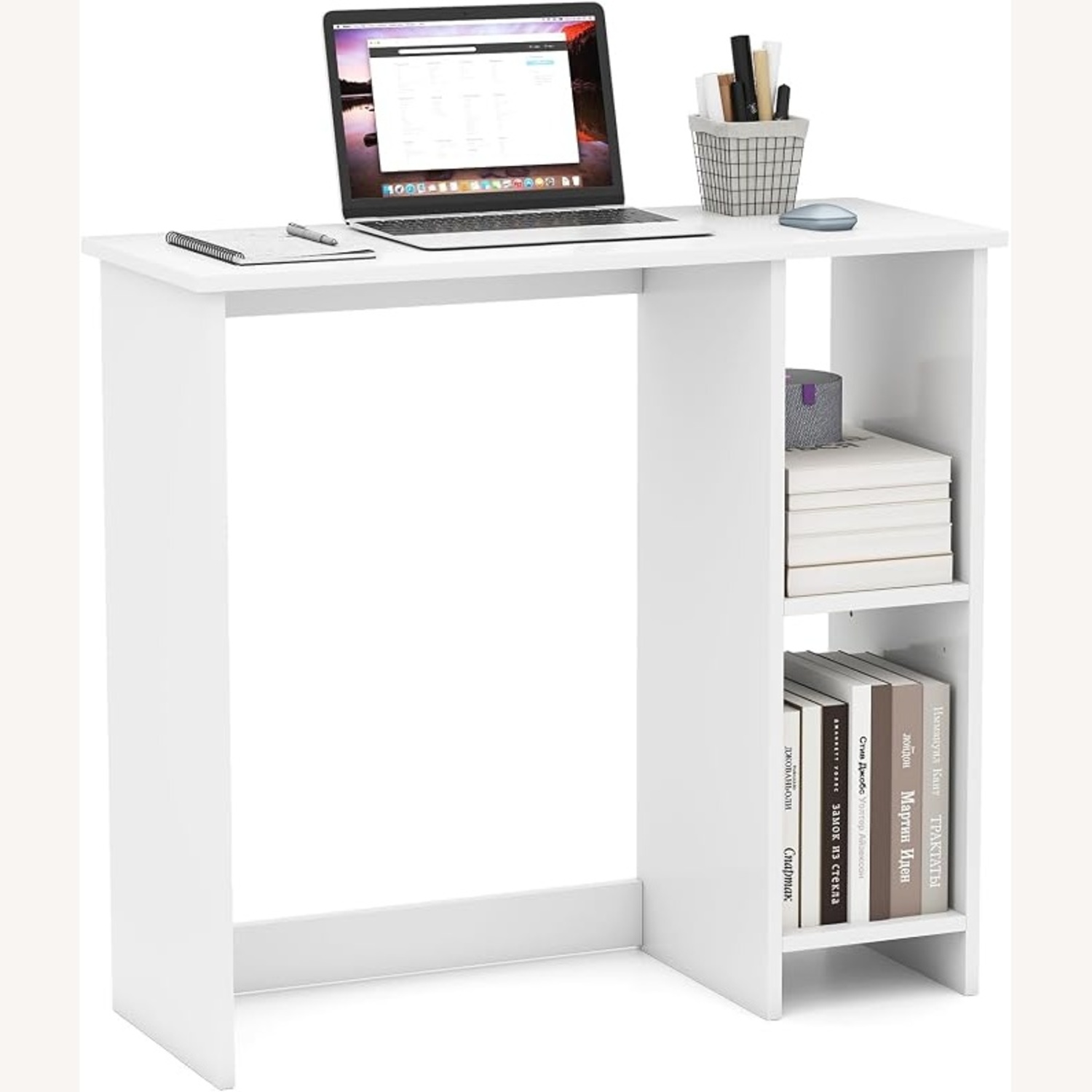 Amazon White Wood Desk - image-4