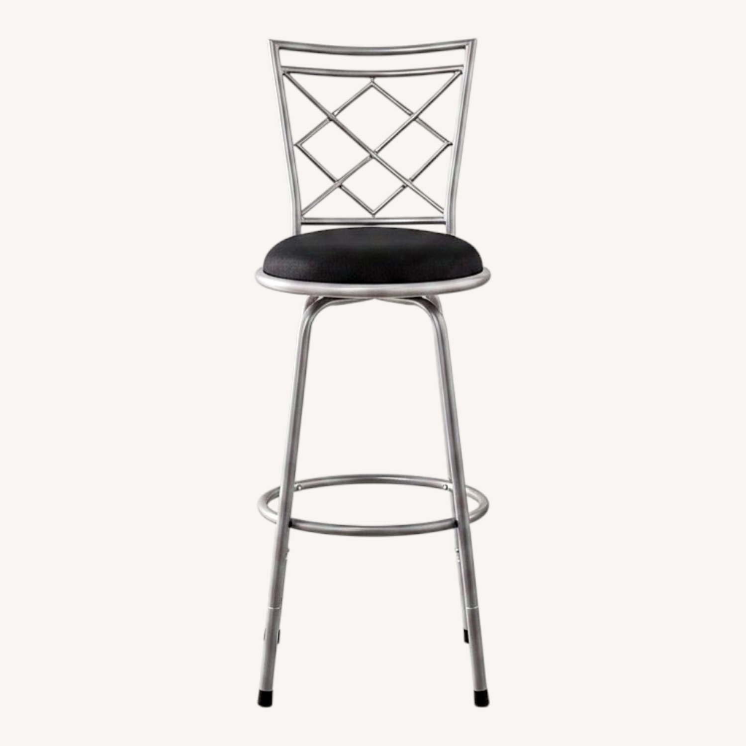 Amazon Silver Metal Stools - image-0