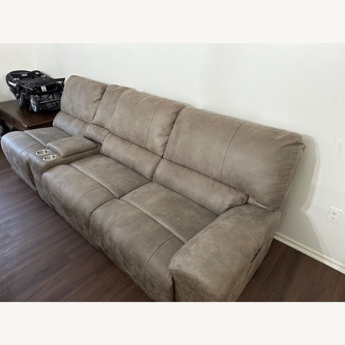 Used Leather Recliner Sofa for sale on AptDeco