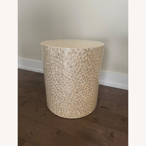 Used Wayfair Natural Resin Side Table for sale on AptDeco
