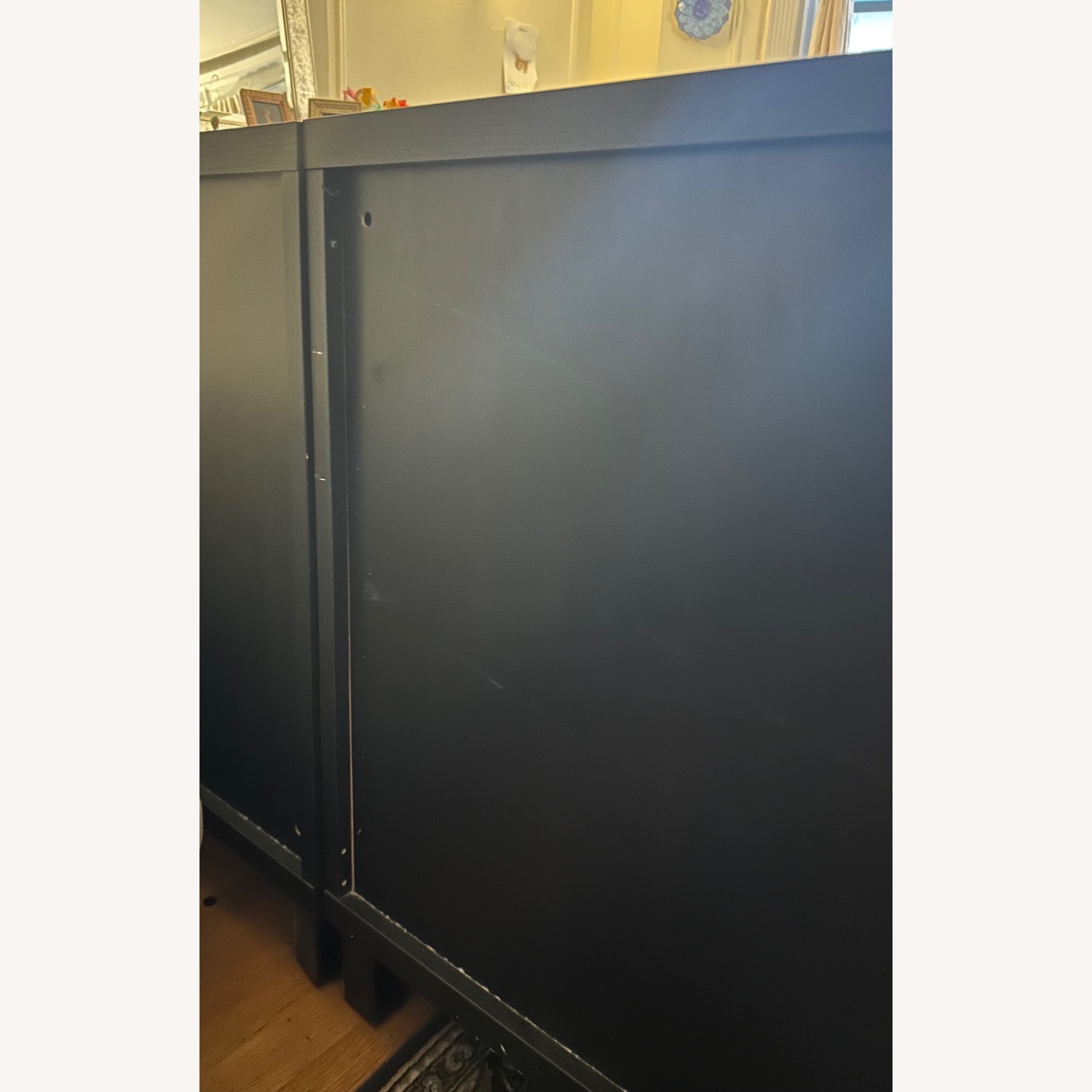 IKEA Besta High Gloss Dark Olive Green Sideboard - image-7