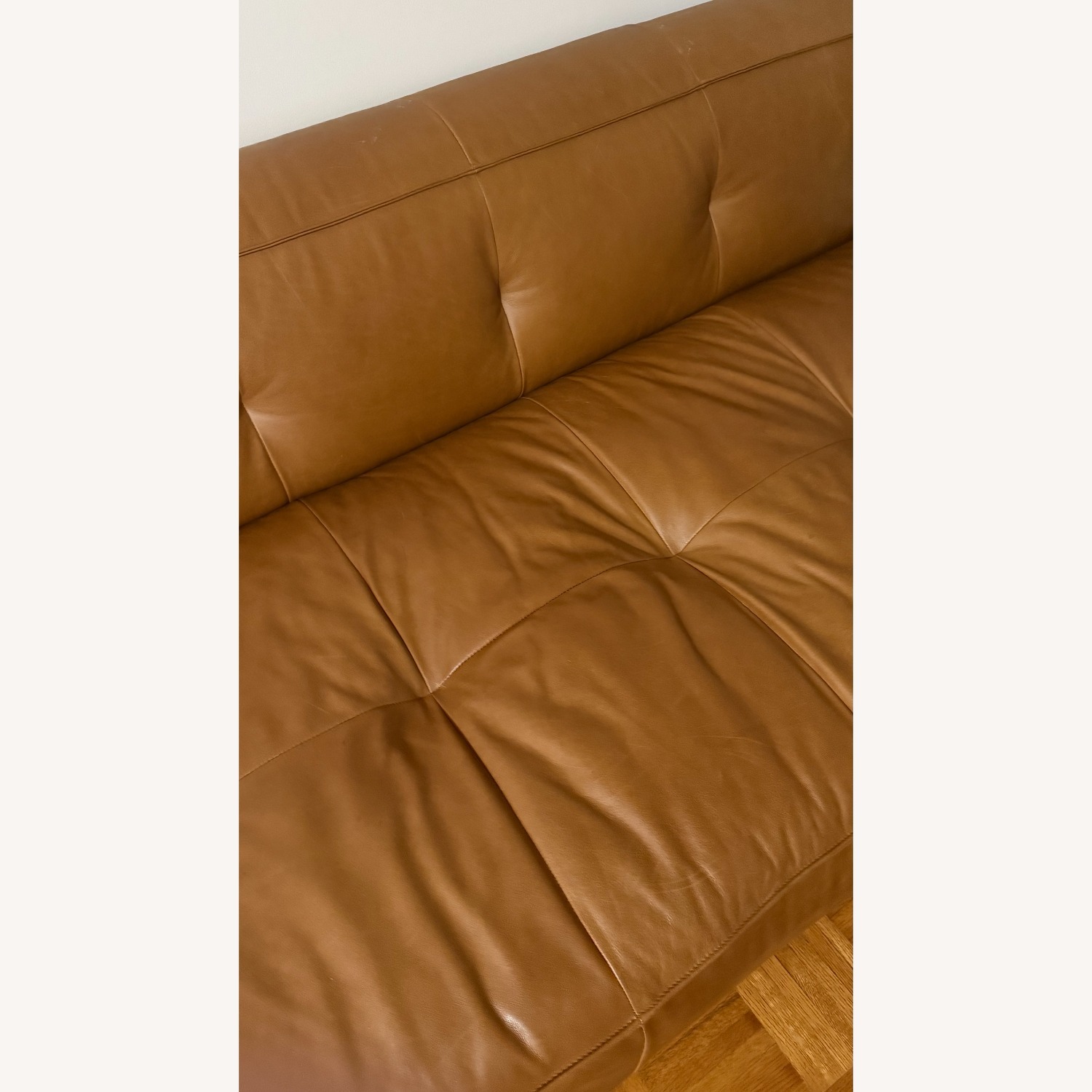 Poly and Bark Piazza Dark Brown Leather 3+ Seater Sofa - image-2
