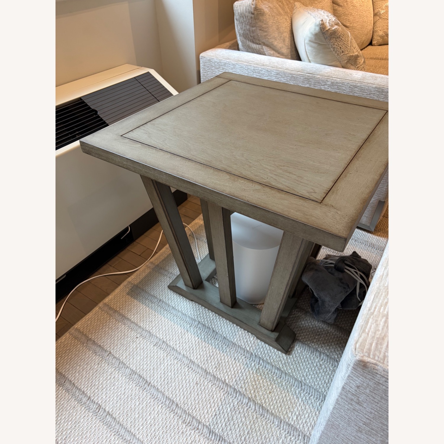 Highland House Square End Table Slate Grey - image-2