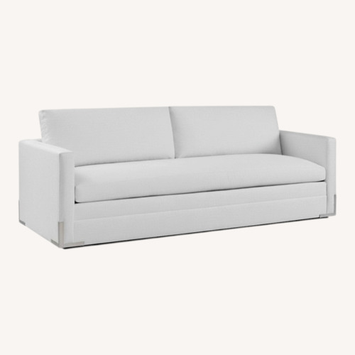 Used Kravet White Fabric 2 Seater Sofa for sale on AptDeco