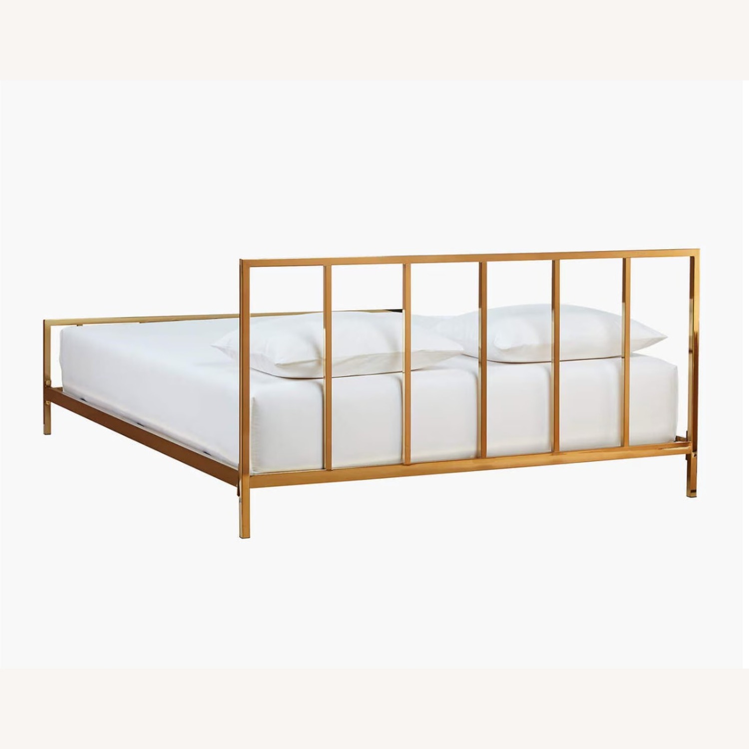 CB2 Alchemy Queen Size Gold Bed - image-2