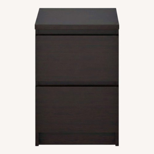 Used IKEA Malm Dark Brown Wood Chest for sale on AptDeco