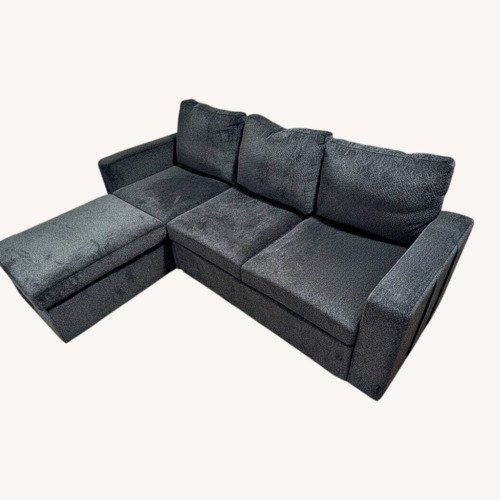 Used Sleeper Couch W Movable Footrest W Storage for sale on AptDeco