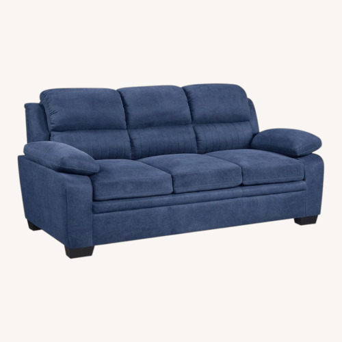Used Raymour & Flanigan Felicia Blue 3+ Seater Sofa for sale on AptDeco