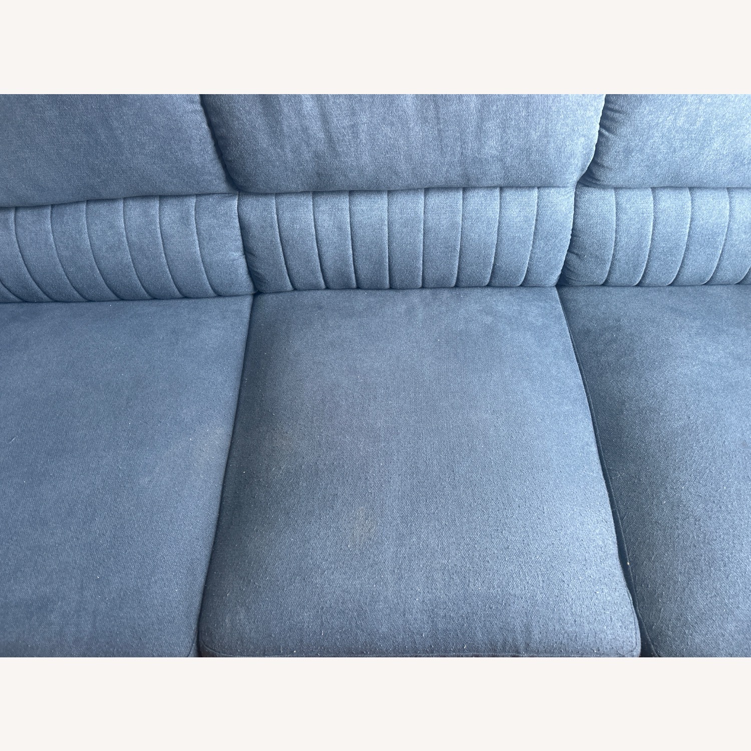 Raymour & Flanigan Felicia Blue 3+ Seater Sofa - image-5