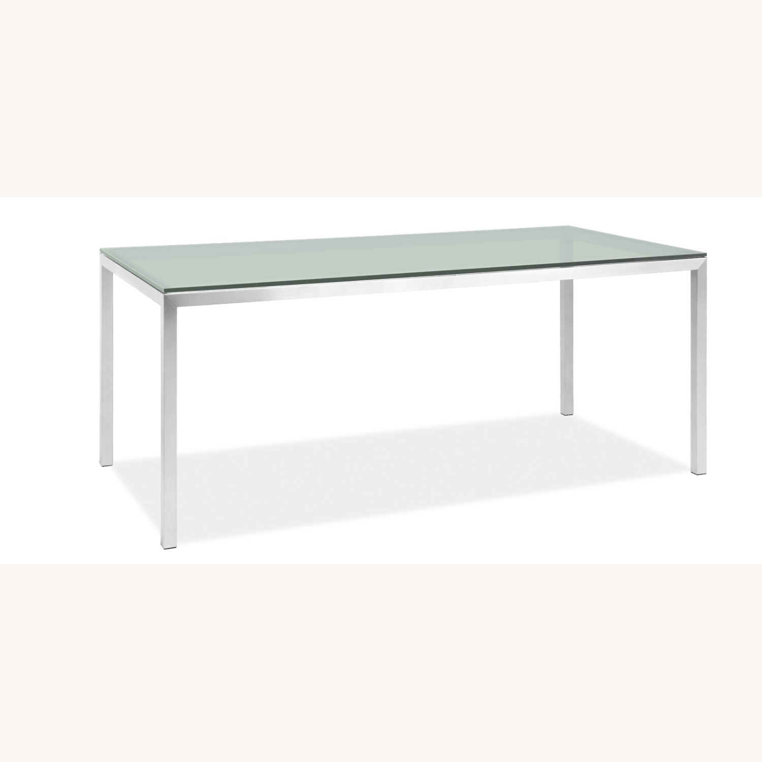 Room & Board Transparent Glass Dining Table - image-4