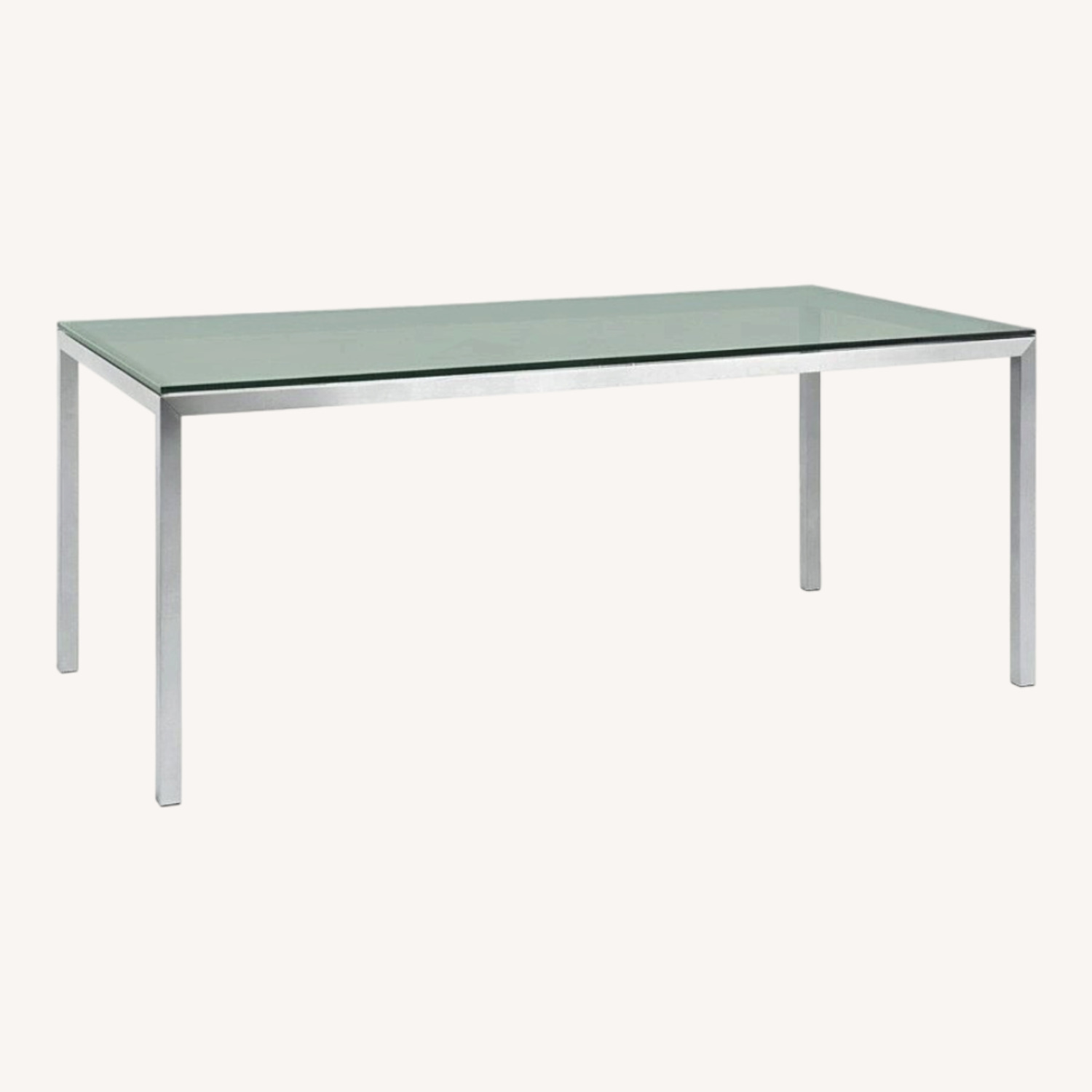 Room & Board Transparent Glass Dining Table - image-0