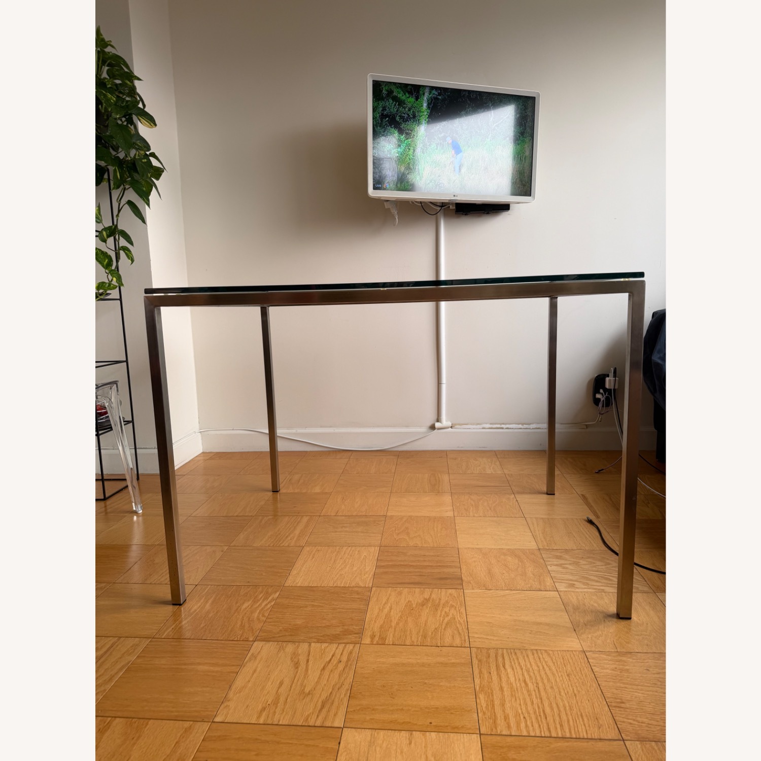 Room & Board Transparent Glass Dining Table - image-2