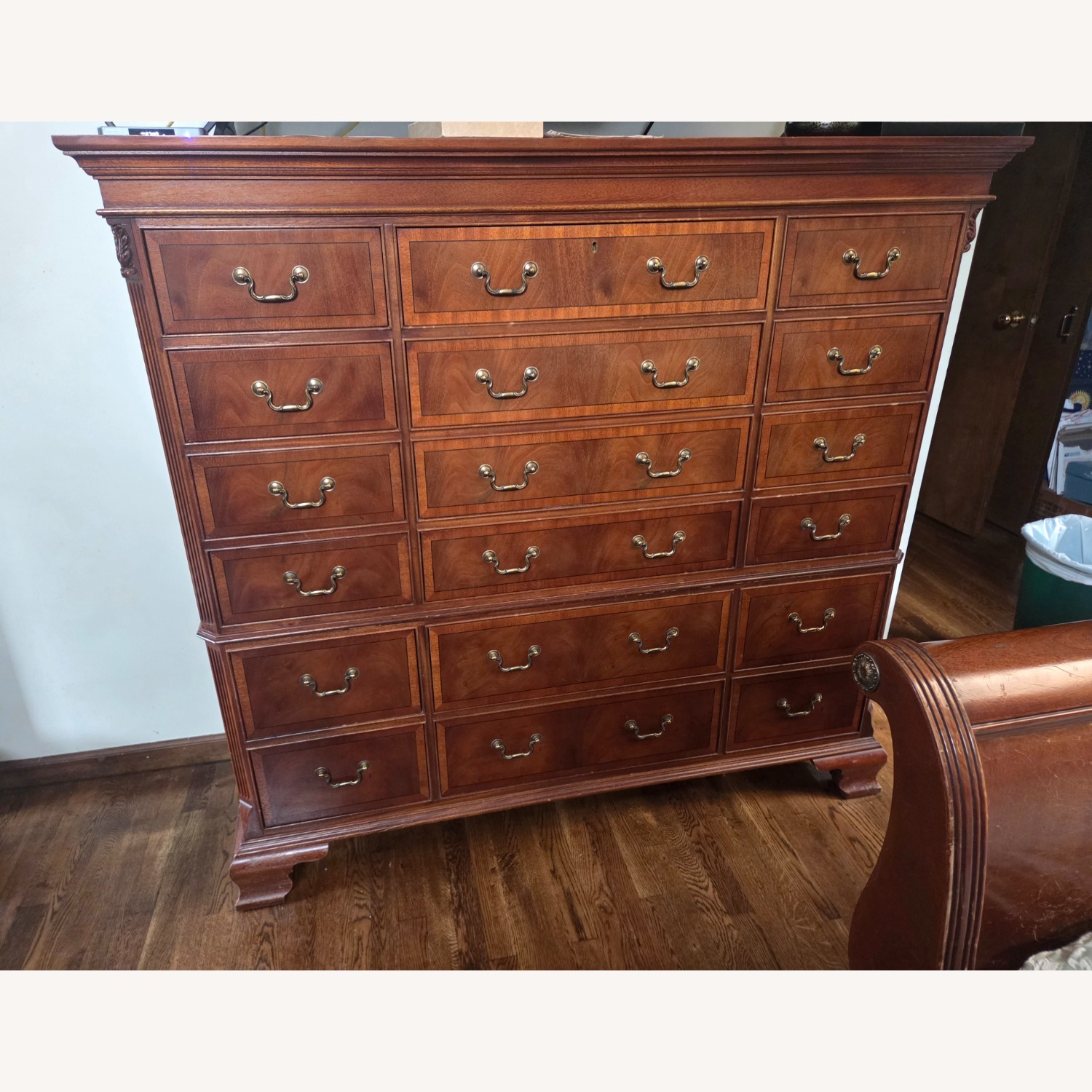 Ethan Allen Tallboy Chest - image-1