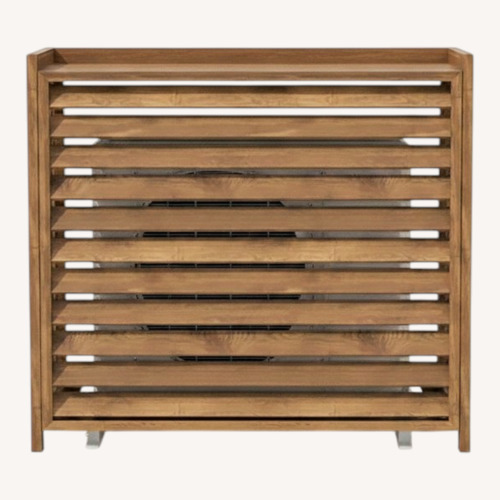 Used Wooden Radiator Cover For Home Steam Radiator Covers Rustic Plant Flower Pot for sale on AptDeco