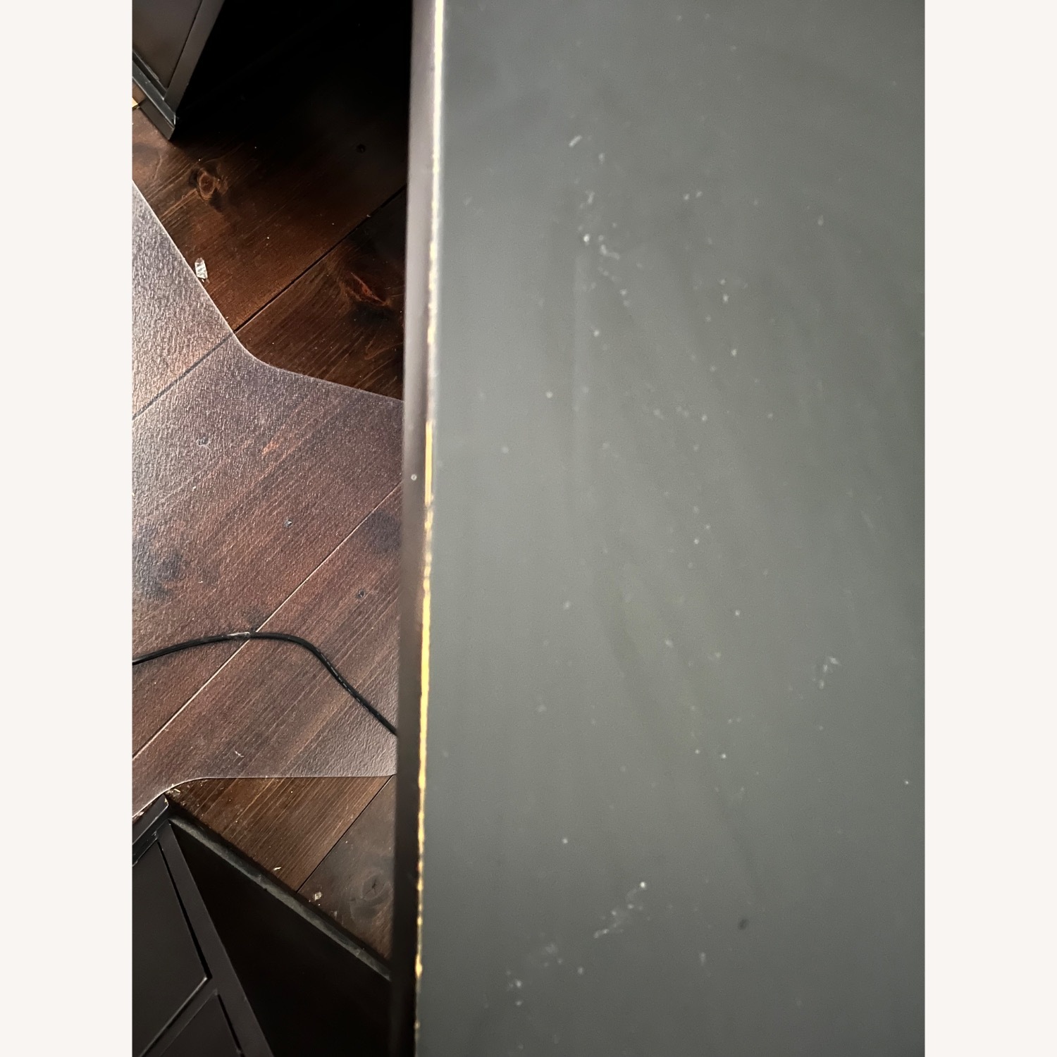 Pottery Barn Bedford Black Wood Desk - image-4